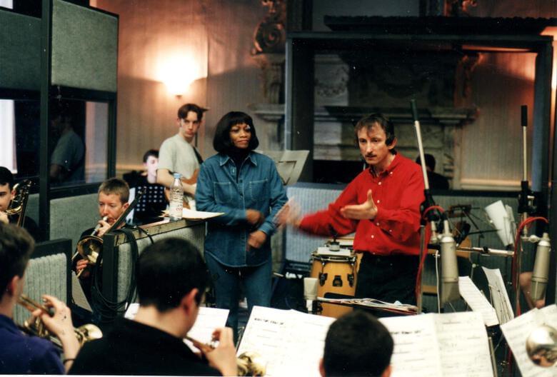 Beyond the Limit recording session with Salena Jones