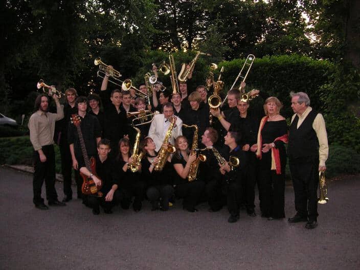 With Kenny Wheeler and Norma Winstone and Aylesbury Music Centre Dance Band, early 2000s